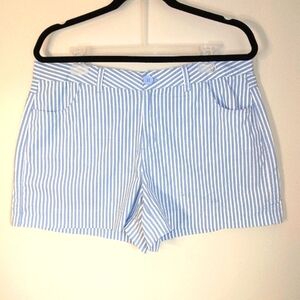 NWOT Mix & Co. Cotton Blend Striped shorts Size L